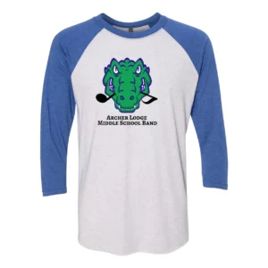 Archer Lodge Middle School Band Adult Baseball Tee